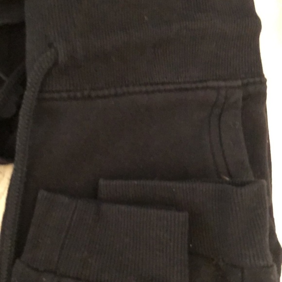 H&M Divided size small pull on tie waist black joggers casual w/ pockets - Picture 10 of 11